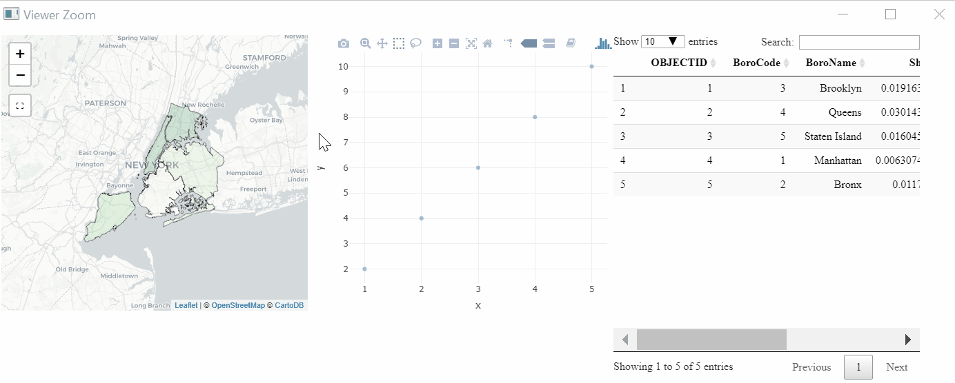 screenshot of geojson.io integrated in shiny